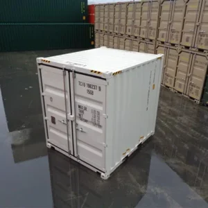 Contentor Marítimo 10 Pés Branco – Usado Grade A – Estanque