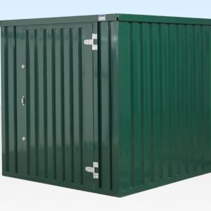 Contentor Armazenamento Desmontável 2 m – Galvanizado – Novo