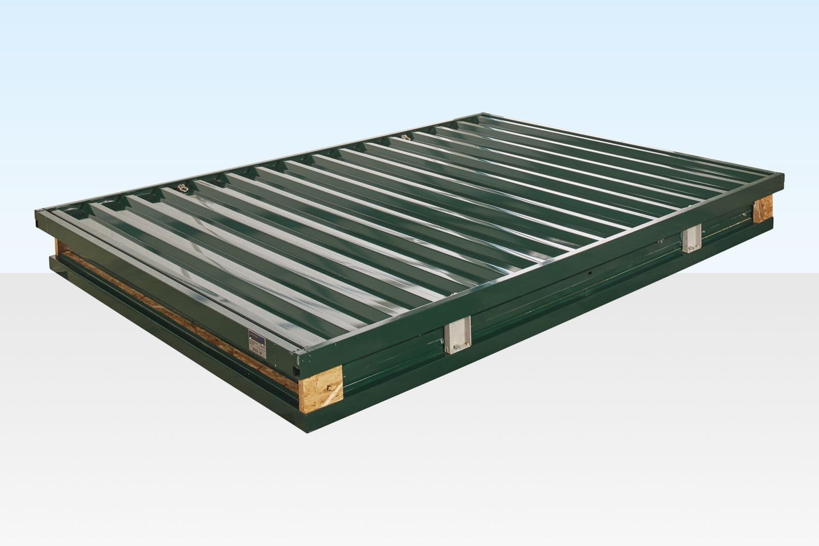 Contentor Armazenamento Desmontável 3 m Verde – Galvanizado – Novo - Image 5