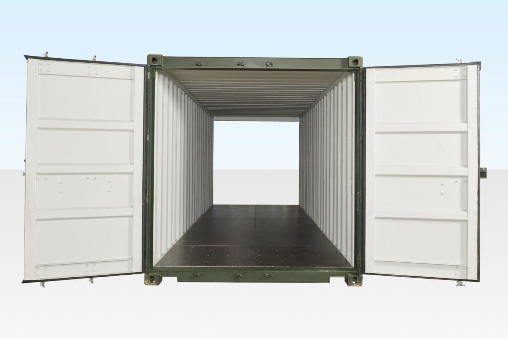Contentor Marítimo 20 Pés Double Door – Acesso Duplo – Usado Grade A