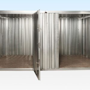 Conjunto Flat-Pack Acoplado 3 m x 4,2 m – Galvanizado