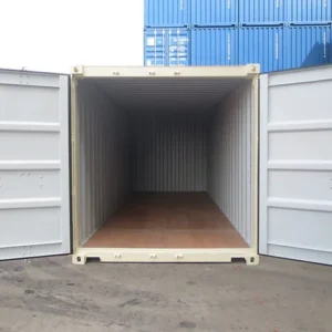 Contentor Marítimo 20 Pés HC Branco – Usado Grade A