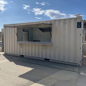 Contentor Quiosque 20 Pés – Snack-bar Equipado – Usado
