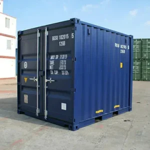 Contentor Marítimo 10 Pés Azul RAL 5013 – Usado Grade A