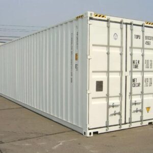 Contentor Marítimo 40 Pés High Cube Branco – Usado Grade A